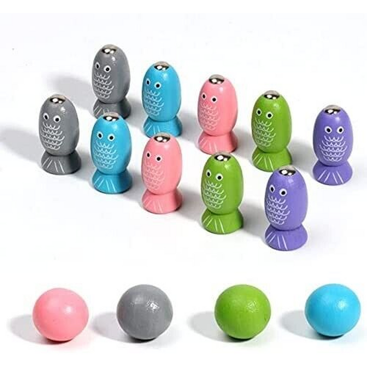 Kids Wooden Fishing Toy Game