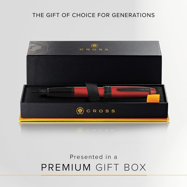 Red Cross Bailey Matte Medium Nib Fountain Pen