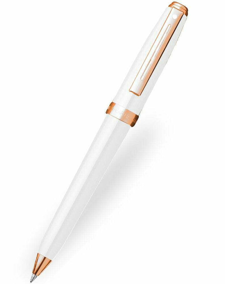 Sheaffer White Rose Gold Ballpoint Pen