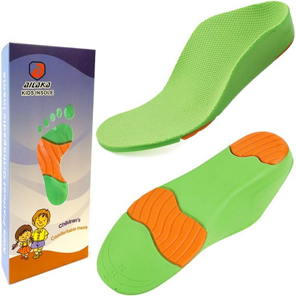 Green Kids Orthotic Arch Support Shoe Insole