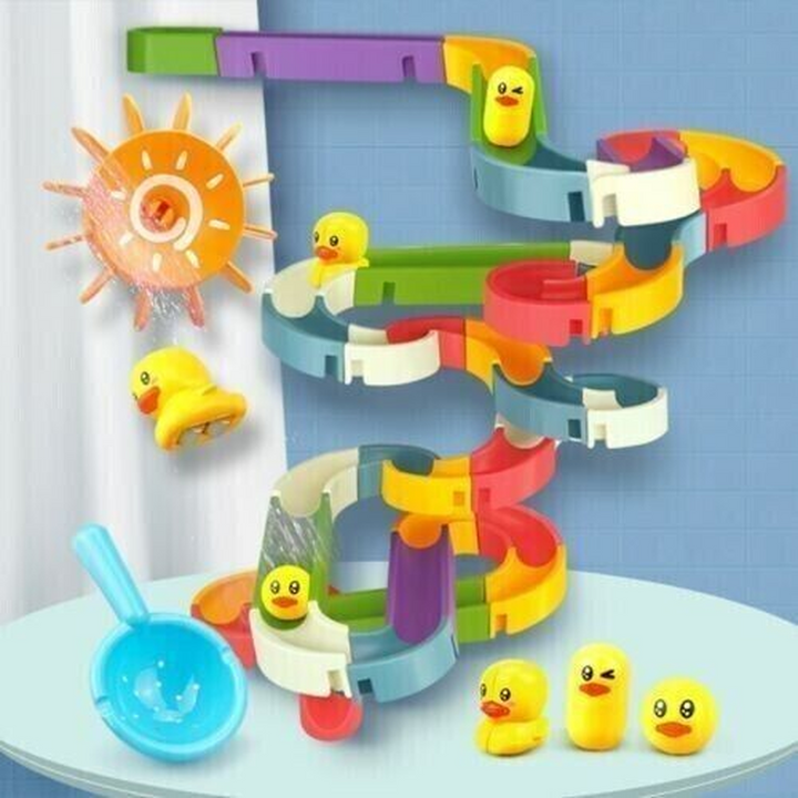 Children's 66 Piece Duck Run Bath Toy
