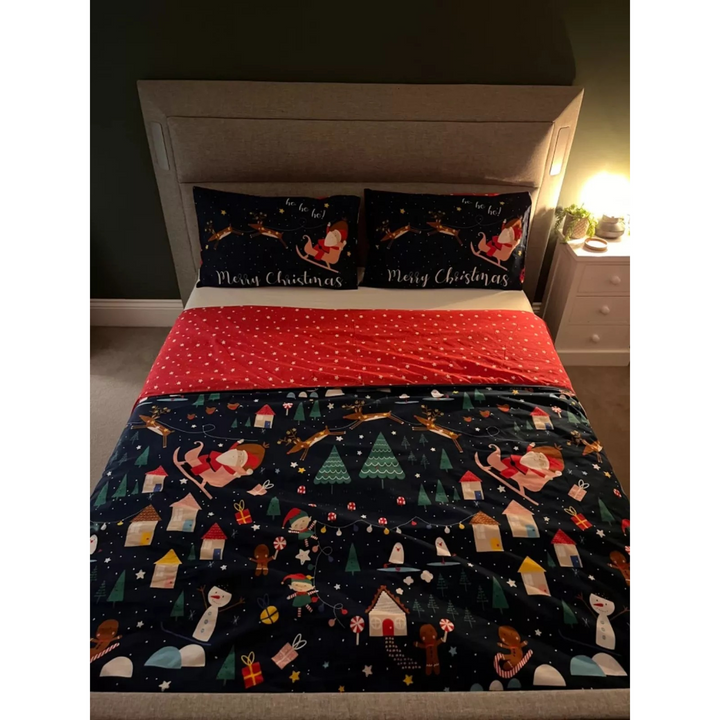Santa Wonderland King Size Bedding