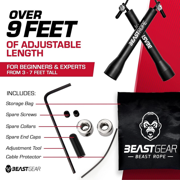 100x Beast Gear Skipping Ropes