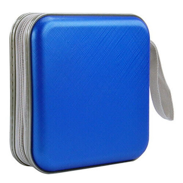 40 Disc Blue CD Storage Case