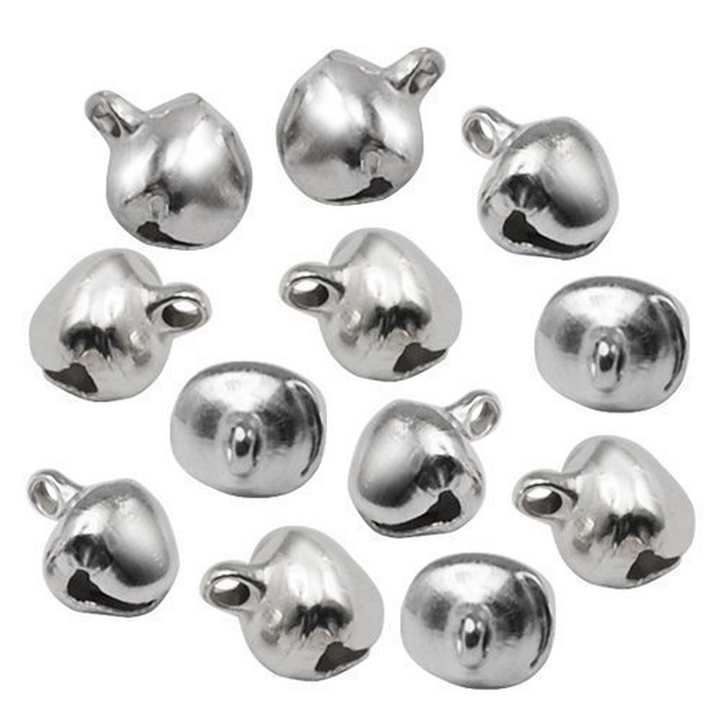 50 Small 8mm Jingle Bells