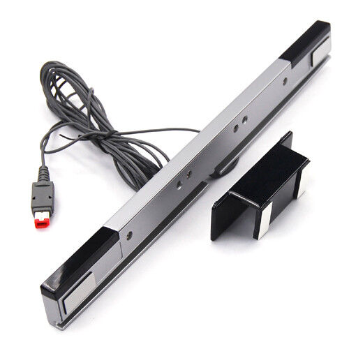 Wired Infrared Ray Sensor Bar for Nintendo Wii Console + Stand 3M Cable Infared