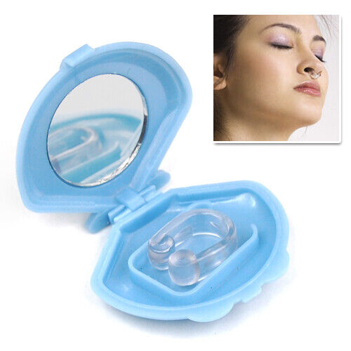 Anti Snore Relief Snoring Stopper Sleeping Aids Noisy Device Nose Clip with Case