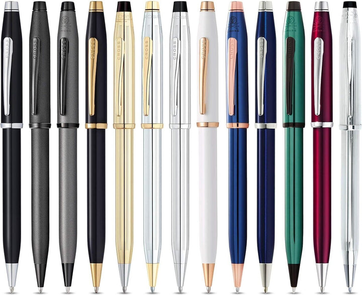 Cross Century II Ballpoint Pen Gun Metal Gray Black Ink Medium Tip Gift Boxed
