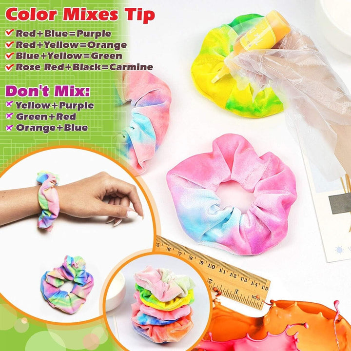 Tie Dye Set Kit 26 Colours Kids Adults Big Box Textile Paint Professional Craft