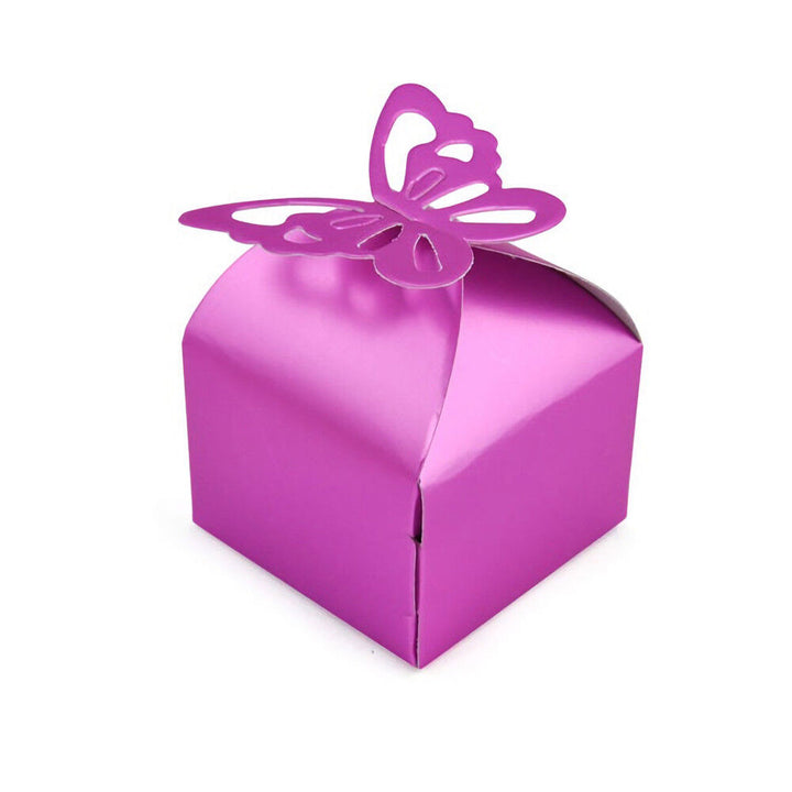 50 Pieces Wedding Favour Boxes Bridal Showers Parties Gift Bags Table Decoration