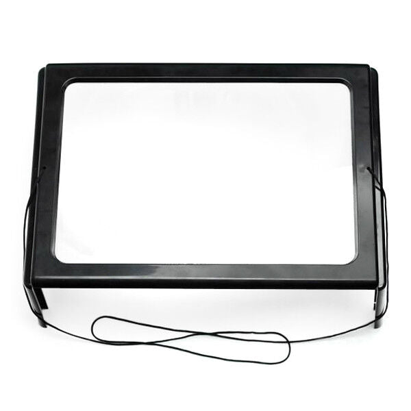 Giant Large Hands Free Magnifying Glass With LED Light Magnifier Reading Sewing