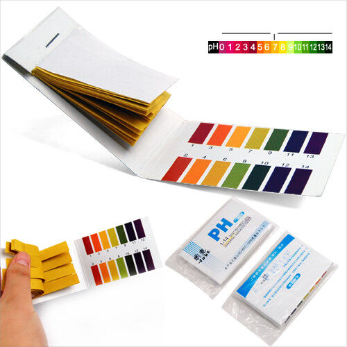 160 pH 1-14 Universal Full Range Litmus Test Paper Strips Tester Indicator Urine