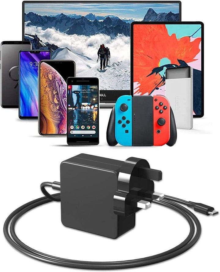 Power Adapter MacBook Laptop Charger USB C Power Cord Cable AC for Lenovo 45W