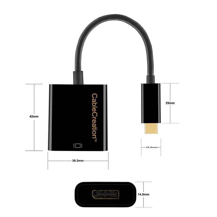 USB Type C To Display Port Cable Adapter Converter 4K 60Hz for Macbook Z PC