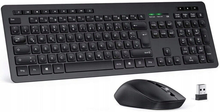 Keyboard and Mouse Wireless Set for Windows Desktop Laptop PC Computer 2.4G