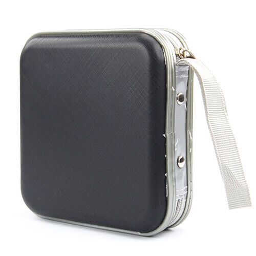 CD Dvd 40 Disc Storage Carry Case Cover Wallet Holder Bag Plastic Games Disk