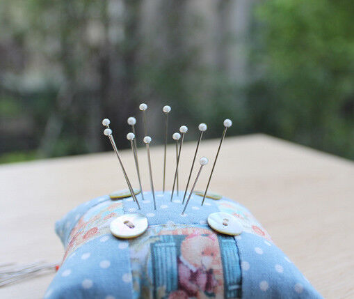 100 Ivory Shimmering Pearl Headed Pins Bridal Floral Craft Wedding Hair Trinket