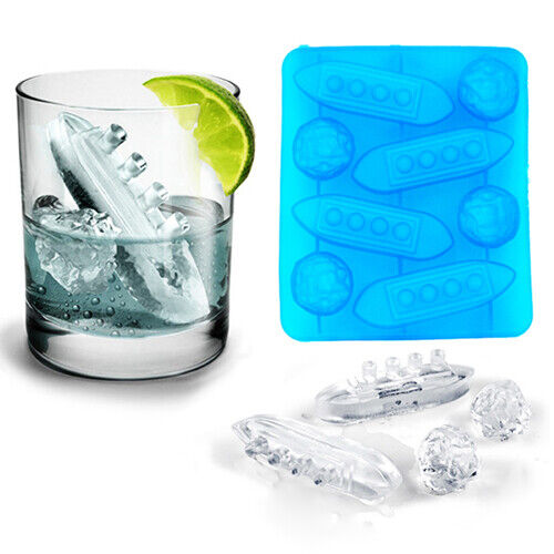 Titanic Silicone Ice Cube Shape Jelly Soap Tray Maker Mold Large Shapes Party