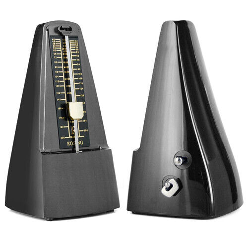 Elegant Pyramid Metronome Tempo for Musicians Piano Guitar Wind-up Clockwork