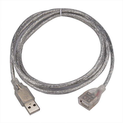 2m Metre USB 2.0 Extension Cable Lead A to A Male Female Cable 480mbps Extender