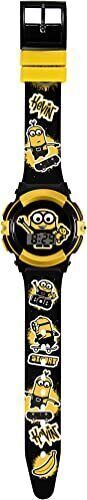 Minions Boys Digital Quartz Watch Silicone Bob Flashing Torch Gift Set Childrens