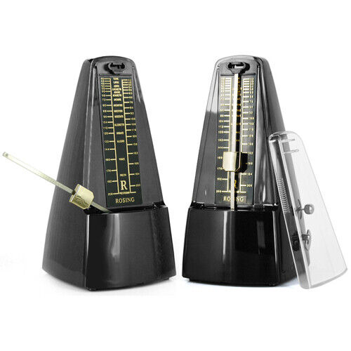 Elegant Pyramid Metronome Tempo for Musicians Piano Guitar Wind-up Clockwork