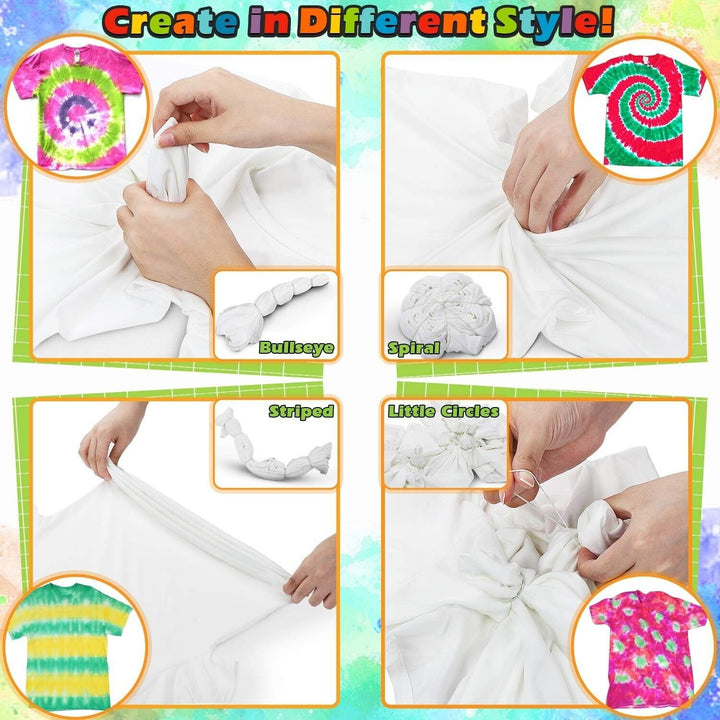 Tie Dye Set Kit 26 Colours Kids Adults Big Box Textile Paint Professional Craft