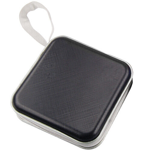 CD Dvd 40 Disc Storage Carry Case Cover Wallet Holder Bag Plastic Games Disk
