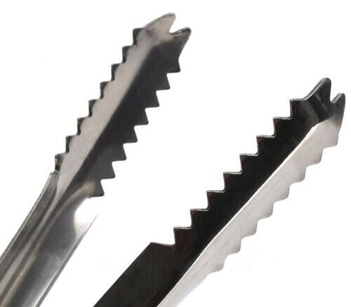 Stainless Steel Ice Tongs x10 Bucket Cube Sugar Serving Buffet Bar Lemon Slices