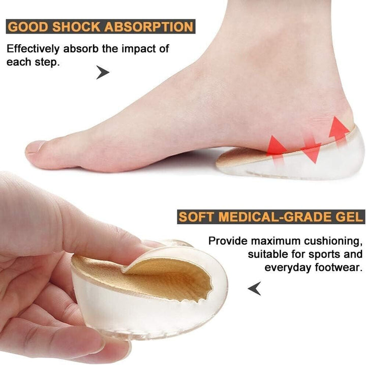 Shoe Height Increase Insoles Women 1.5cm for Taller Insert Heel Wedges Boost x2