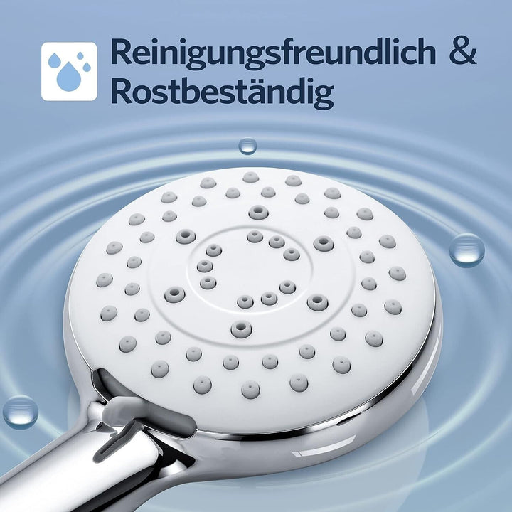 Shower Head High Pressure Large Replacement Universal Handheld 5 Spray Modes