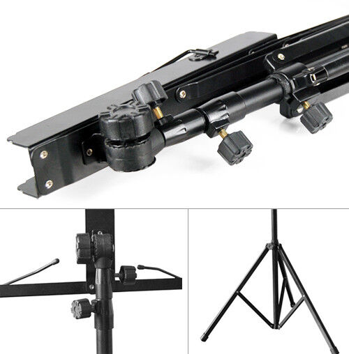 High Quality Sheet Music Metal Stand Holder Folding Foldable with Carry Case Bag