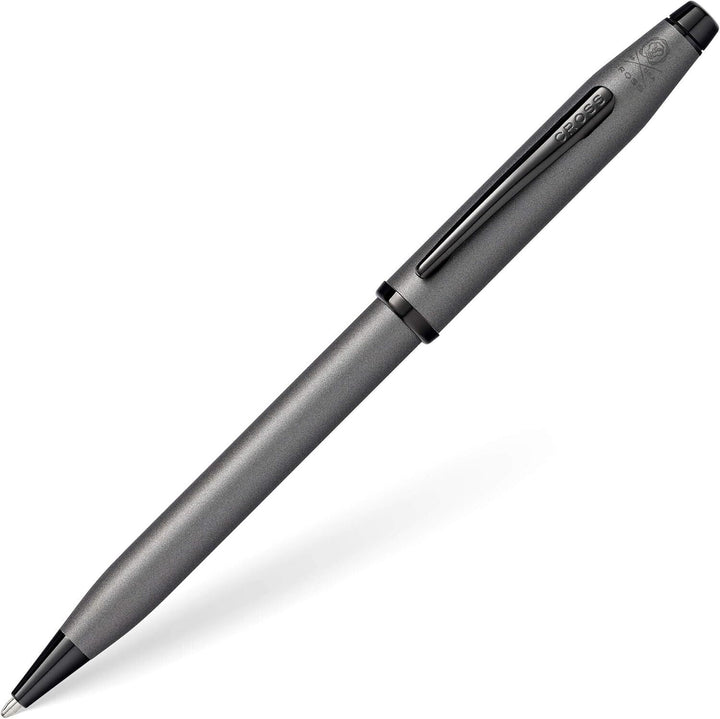 Cross Century II Ballpoint Pen Gun Metal Gray Black Ink Medium Tip Gift Boxed