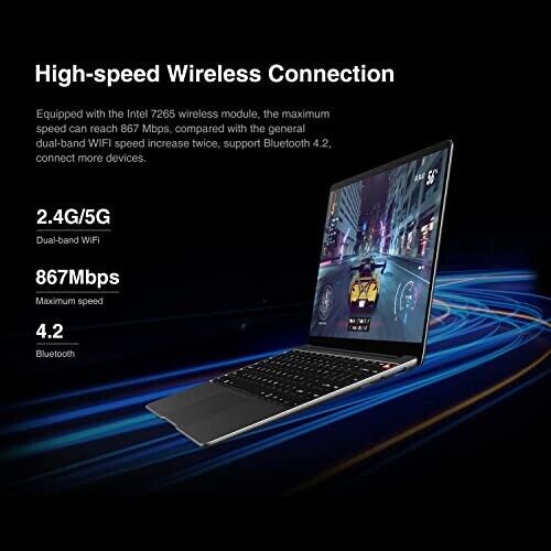 Laptop Windows 10 Student Kids Gaming Cheap Intel Core M3 8GB RAM 256GB 13.3"