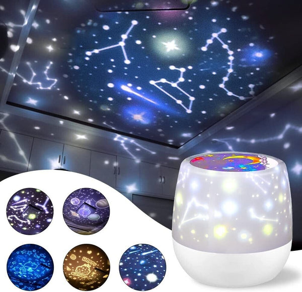 Star Light Projector USB Night Baby Adult Sky Moon Lamp LED Galaxy Ceiling Wall