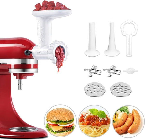 Meat Grinder for KitchenAid Mixer Attachment Mincer Sausage Stuffer Set Maker