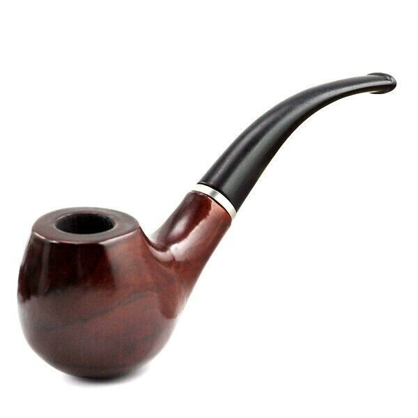 Smoking Pipes Vintage Style with Rack Stand Holder for Tobacco Wooden Cigar