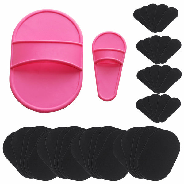 40x Exfoliating Hair Removal Pad Set Smooth Away Legs Skin Pads Arm Face Remover