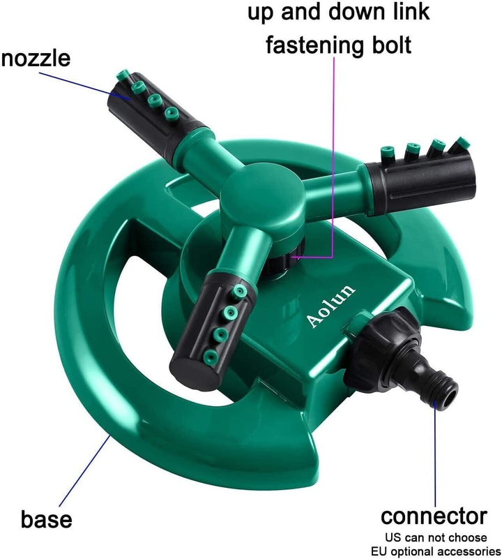 Garden Lawn Water Sprinkler Grass Plants Hose Pipe Connector Hozelock Compatible