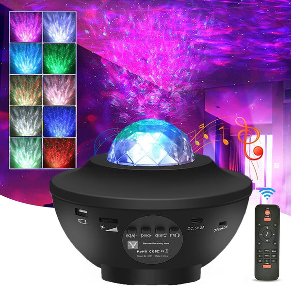 Galaxy Starlight Sky Projector Night Adult Baby Bedroom LED Starry Light Lamp