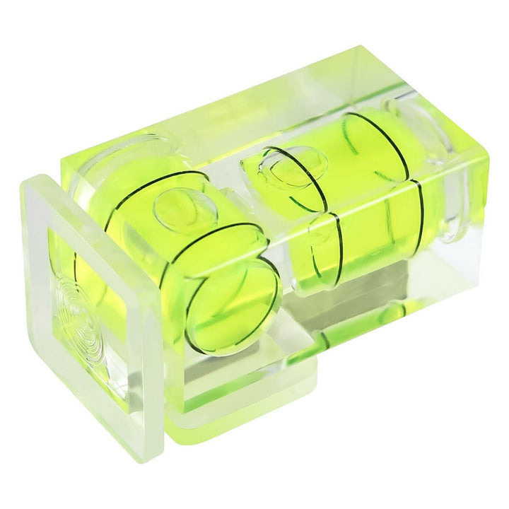 Camera Flash Hot Shoe Spirit Level Double 2 Axis Bubble Mount for SLR DSLR Canon