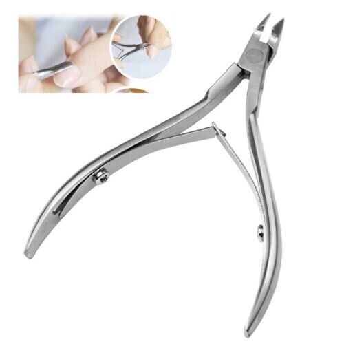 Stainless Steel Nail Cuticle Spoon Pusher Remover Cutter Nipper Clipper Cut Set