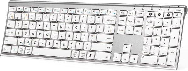Bluetooth Keyboard Mac Version for Macbook iMac iPad Tablet iOS Rechargeable