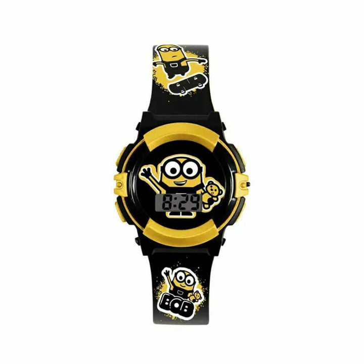 Minions Boys Digital Quartz Watch Silicone Bob Flashing Torch Gift Set Childrens