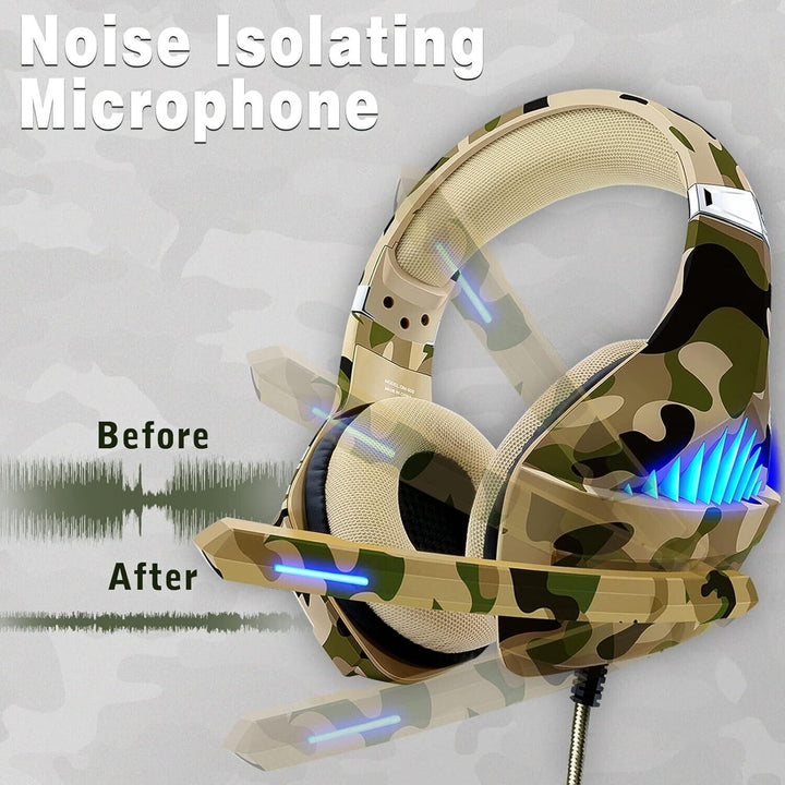 Gaming Headset with Microphone for PC PS4 PS5 Xbox one Nintendo Switch Headphone