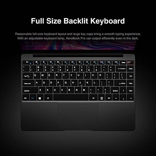 Laptop Windows 10 13.3" Chuwi Aerobook Pro Intel Core M3 8GB RAM 256GB SSD FHD