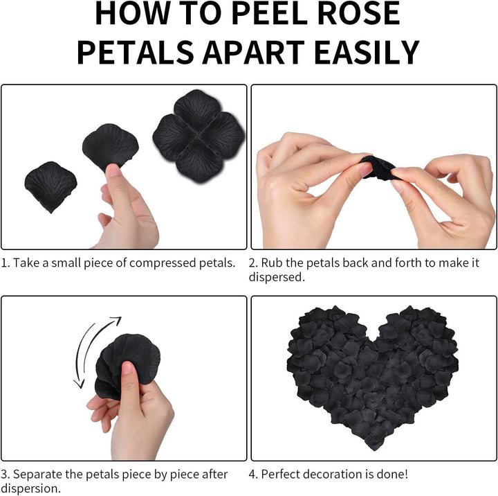 Silk Rose Flower Petals Engagement Wedding Decoration Confetti Table Party