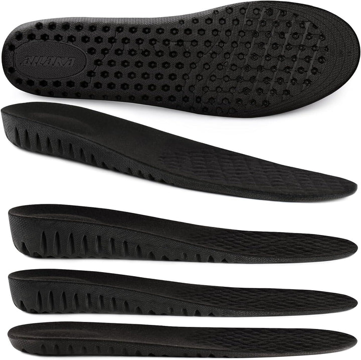 Height Increase Insoles Mens Womens Shock Absorbing Cushion Shoe Sports Orthotic
