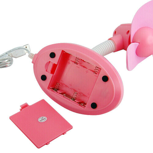 Mini USB Desk Fan Small Quiet Personal Cooler Girls Bedside Table Portable