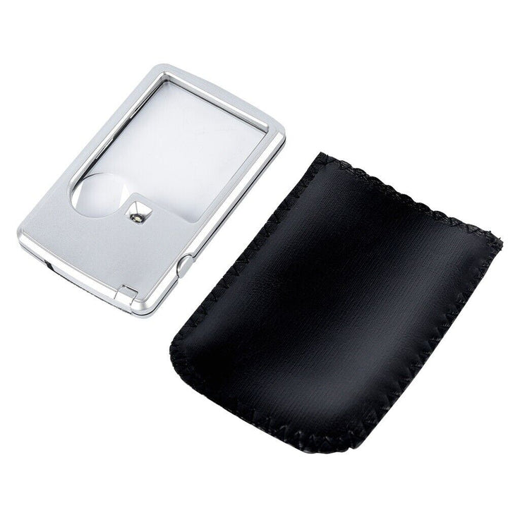 Jewelers Loupe Magnifier Watchmakers with LED Light Glasses Eyeglass Jewelry 